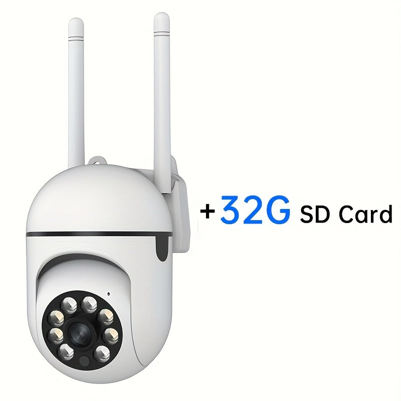 HD Smart Security Camera with Full Color Night Vision