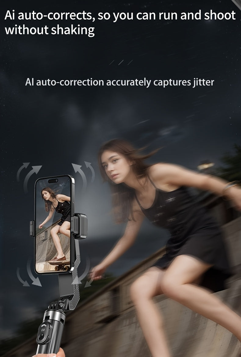 Q31 1-Axis Handheld Gimbal Stabilizer with Wireless Remote Control