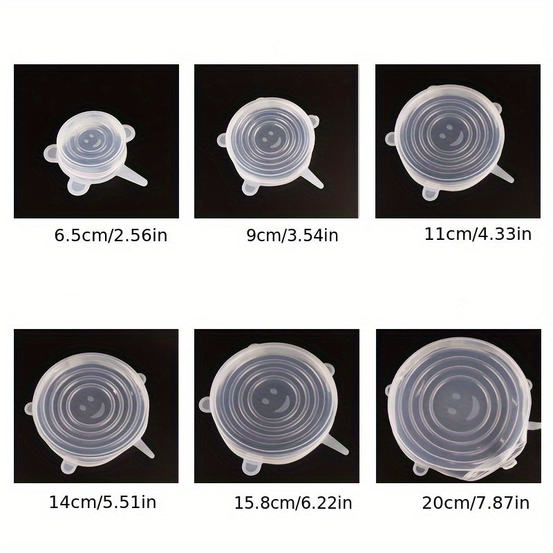 6-Pack Silicone Bowl Covers