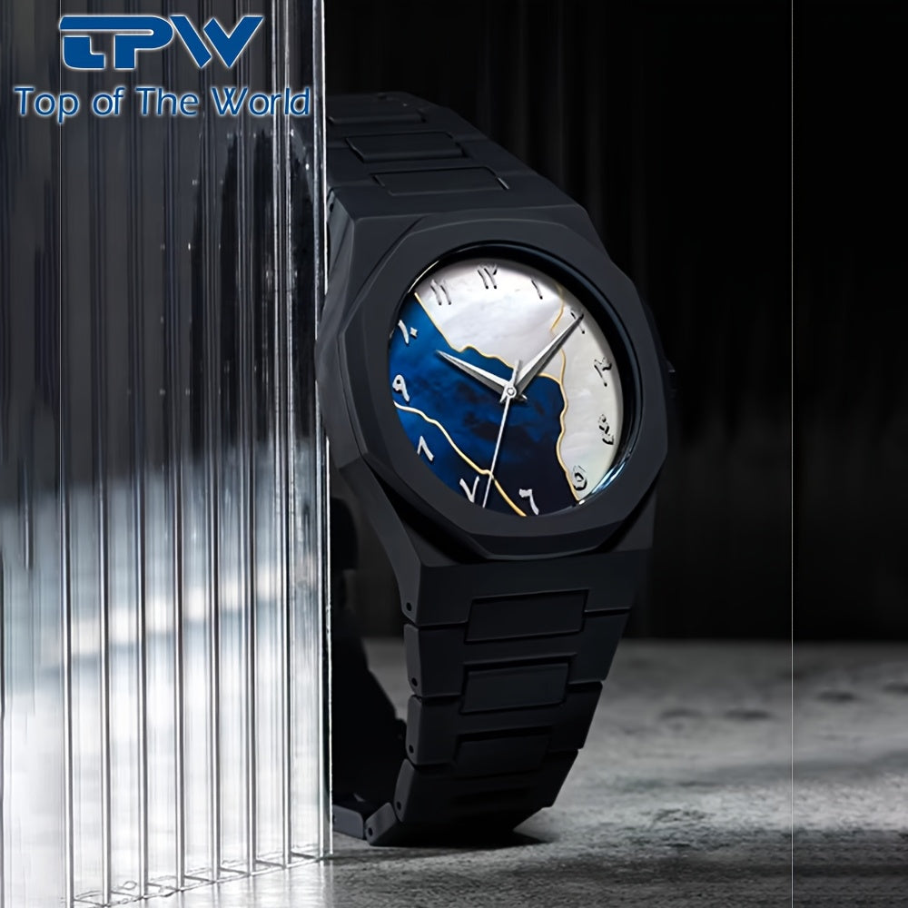 Black Arabic Dial, Durable Comfortable Strap for Casual & Formal Wear