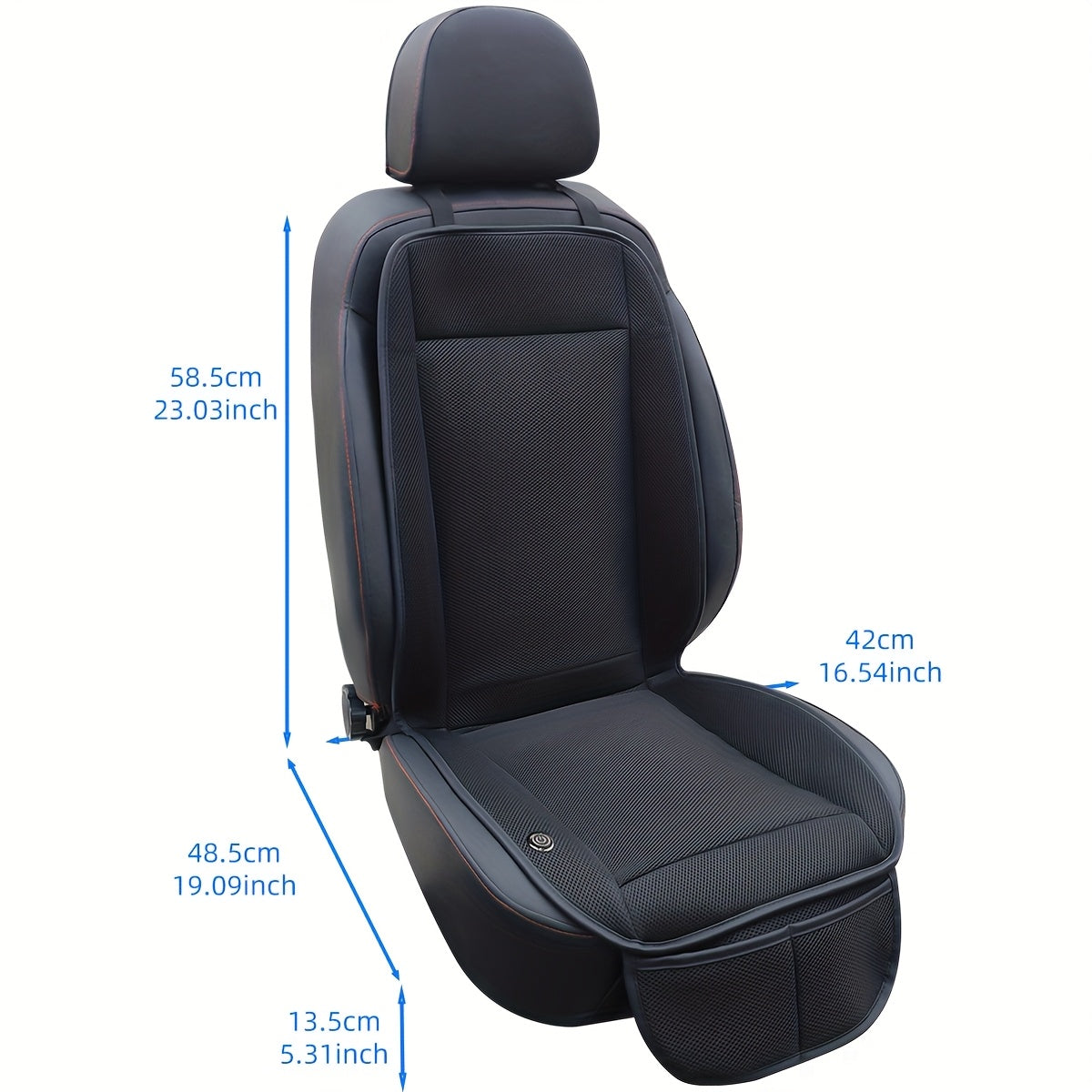Rapid Cooling Car Seat Cushion with 360° Turbo Fan