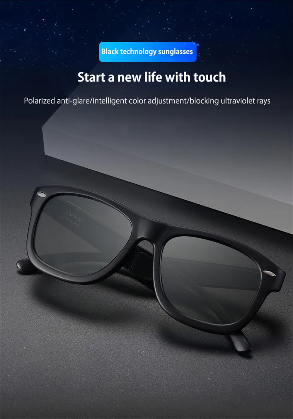 Smart Color Change sunglasses