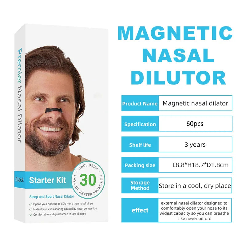 Nasal Breathing Dilators Magnetic Nose Strips