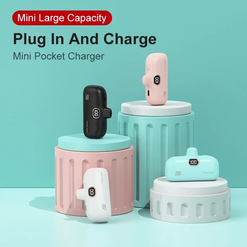 Portable Power Bank for iPhone and Android (5000 MAH)