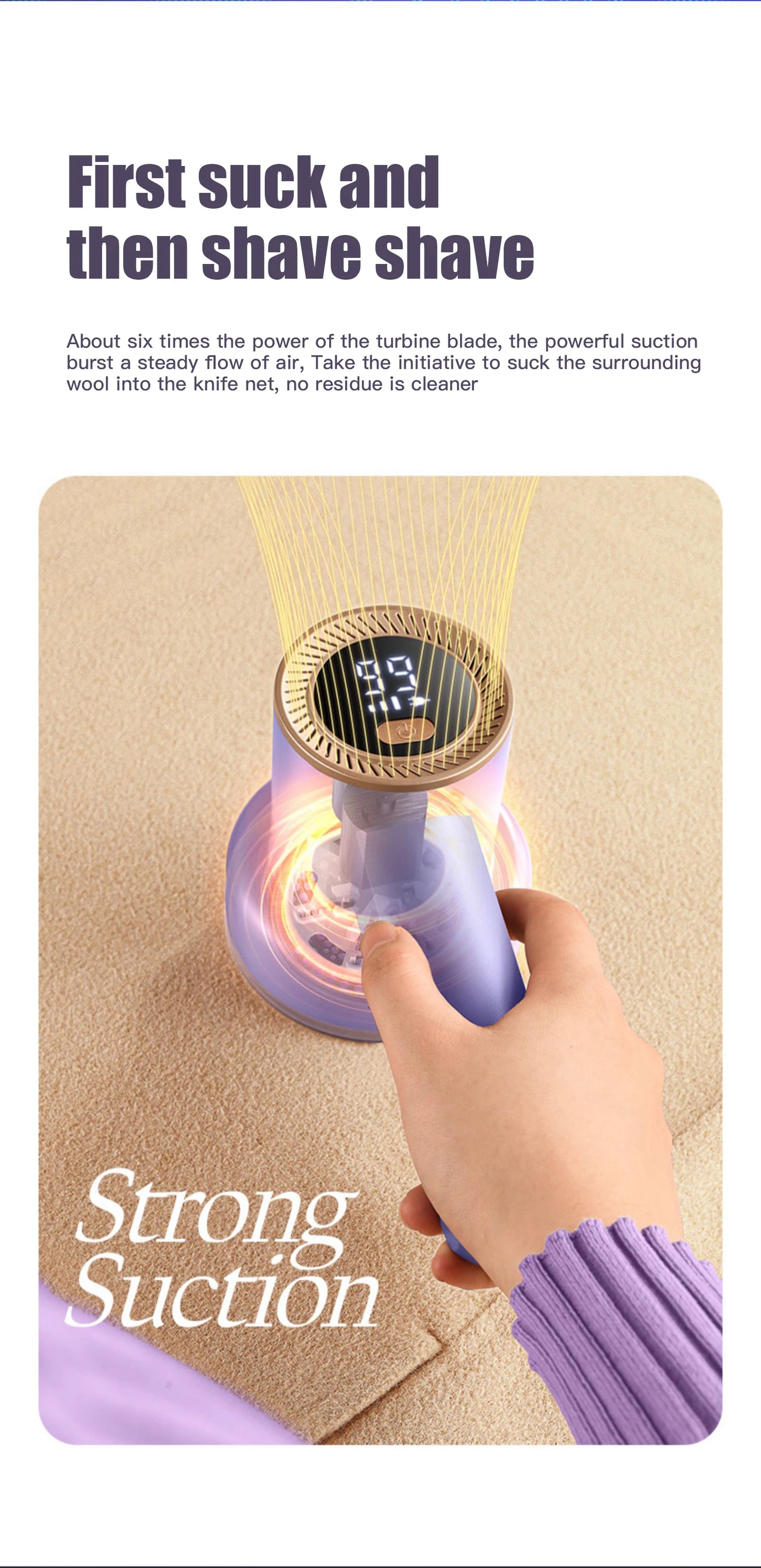 Electric Lint Remover Shaver