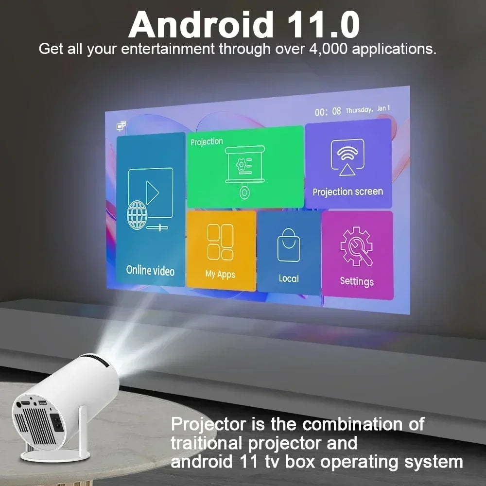 portable projector 4K