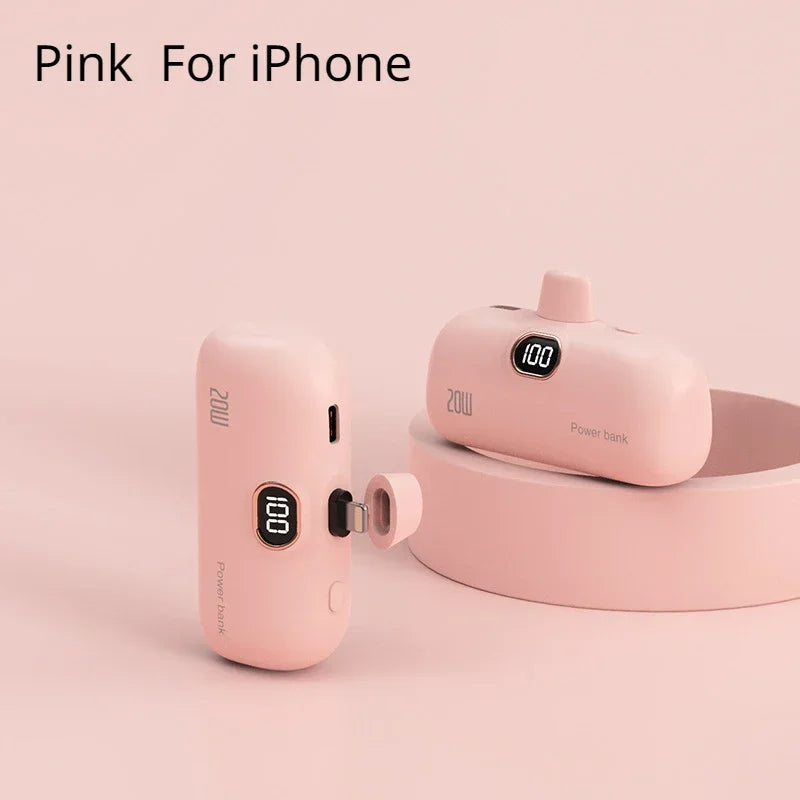 Portable Power Bank for iPhone and Android (5000 MAH)
