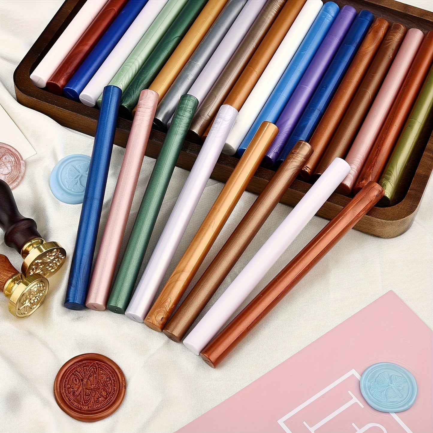 10pcs Bagged Cylindrical Fire Paint Wax Sticks