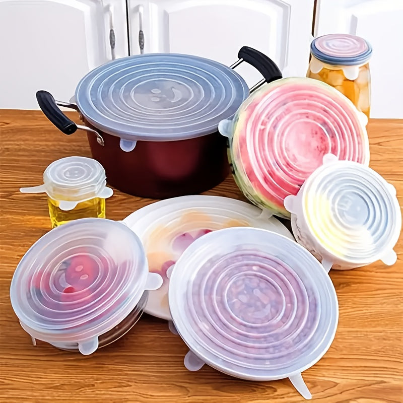 6-Pack Silicone Bowl Covers
