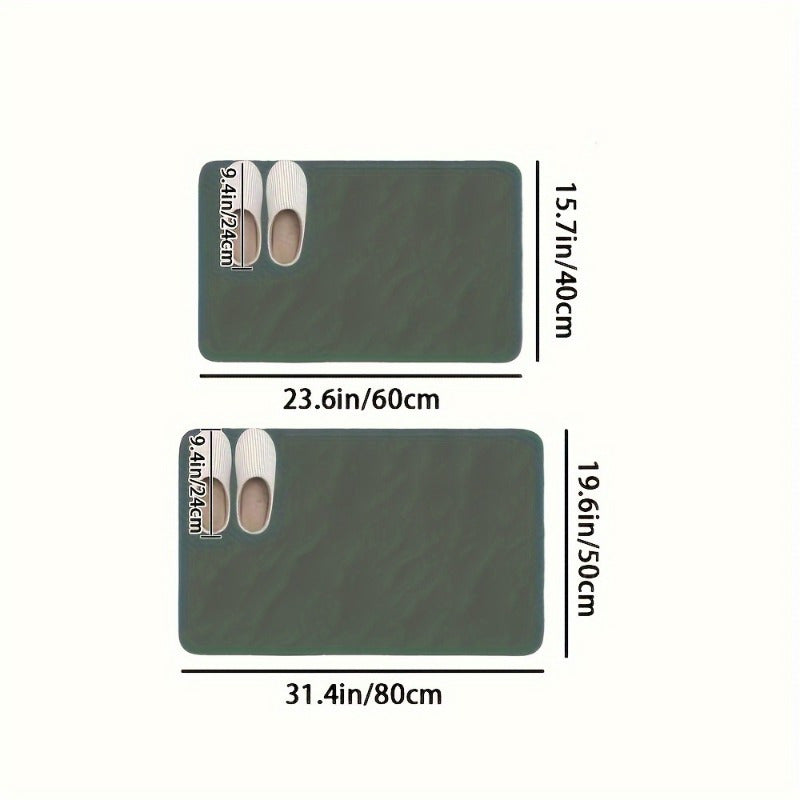 Quick Dry, Super Absorbent Anti-Slip Shower Mat
