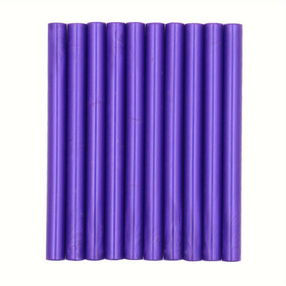 10pcs Bagged Cylindrical Fire Paint Wax Sticks