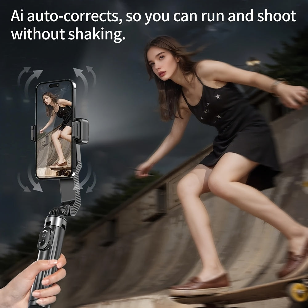 Q31 1-Axis Handheld Gimbal Stabilizer with Wireless Remote Control