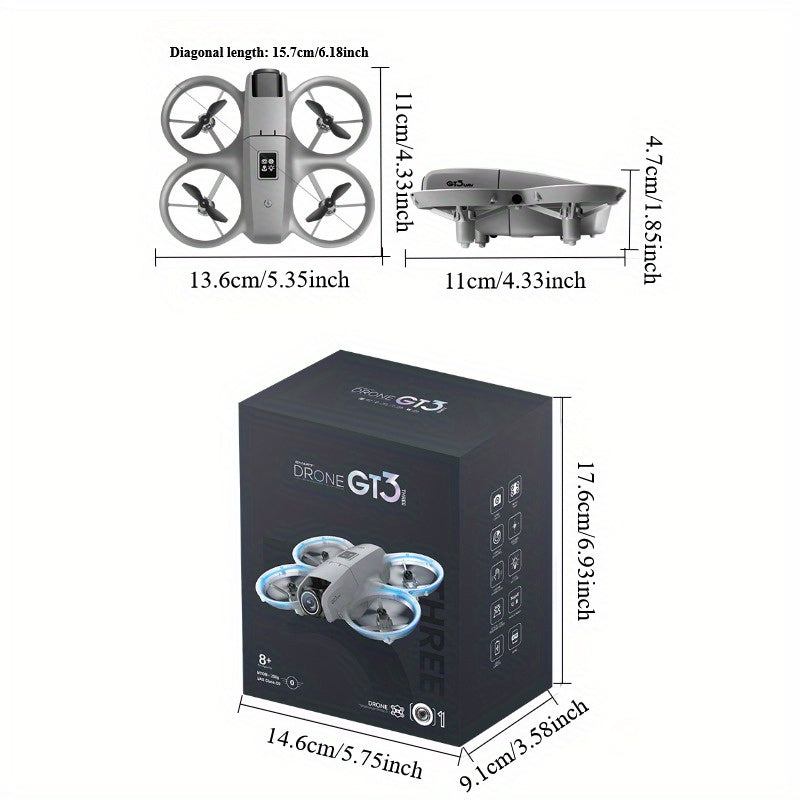 GT3 Drone with HD Dual Camera