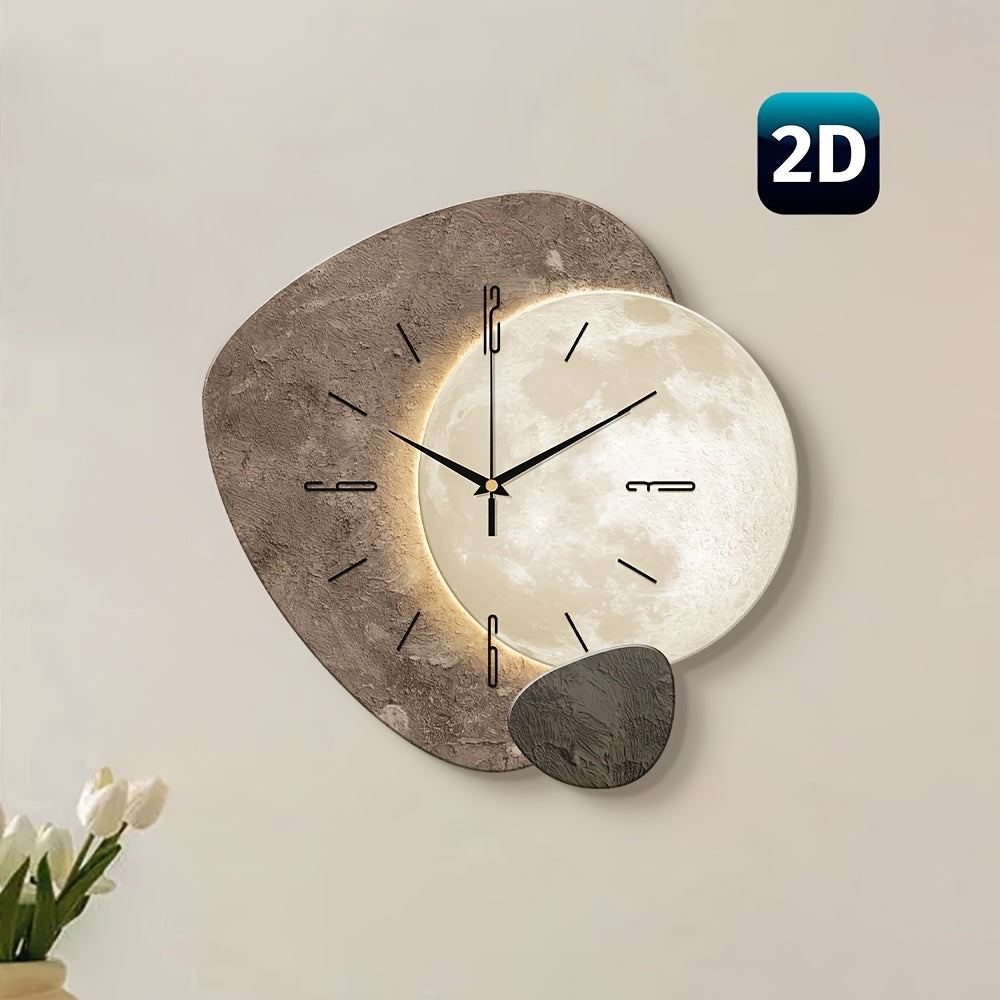 Modern Moon Phase Wall Clock