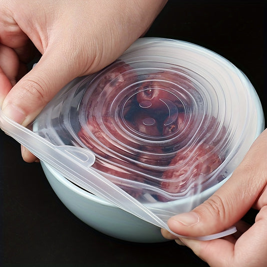 6-Pack Silicone Bowl Covers
