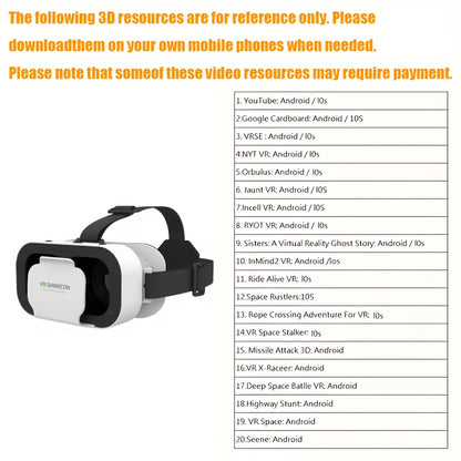 Smartphone Virtual Reality Accessory Goggles