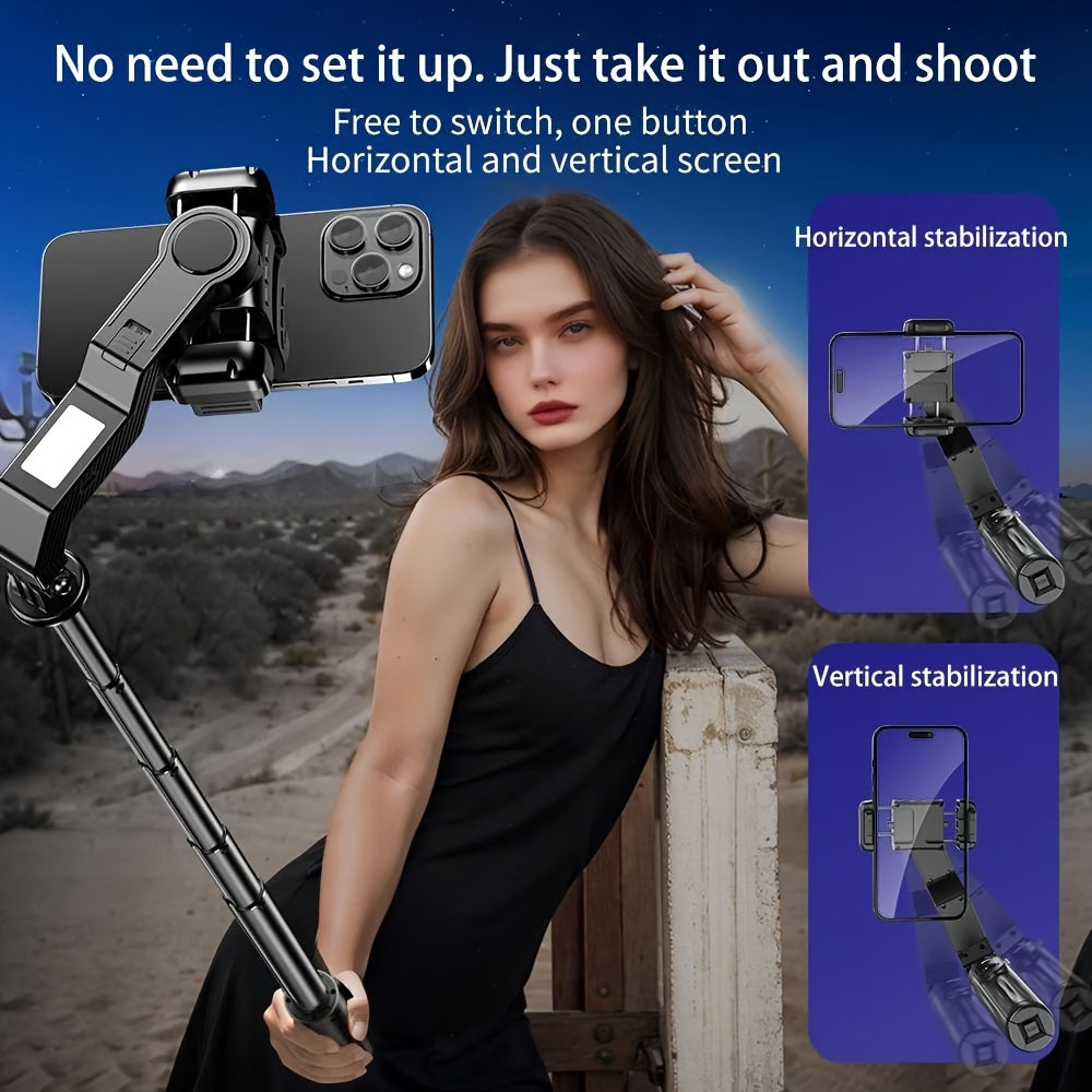 Q31 1-Axis Handheld Gimbal Stabilizer with Wireless Remote Control