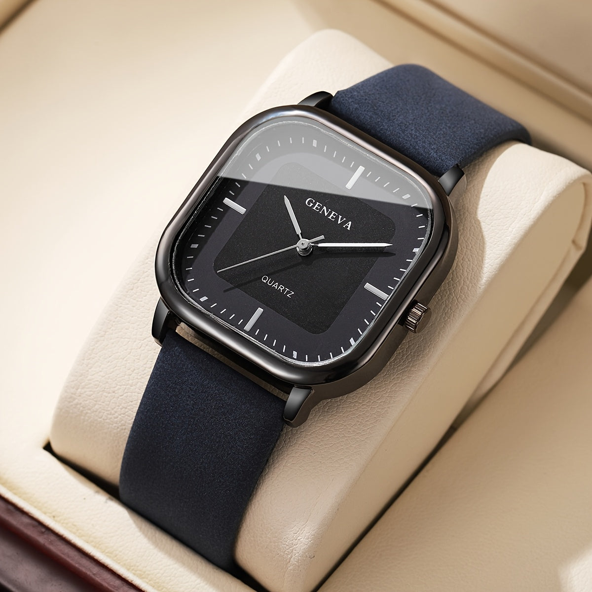 Men's Trendy Square Quartz Watch