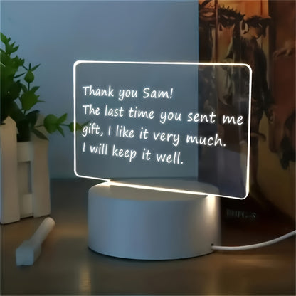 LED Message Board Night Light