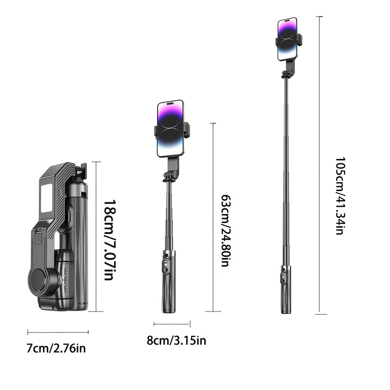 Q31 1-Axis Handheld Gimbal Stabilizer with Wireless Remote Control
