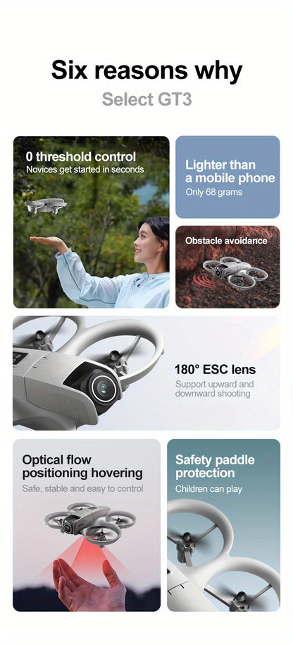 GT3 Drone with HD Dual Camera