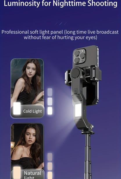 Q31 1-Axis Handheld Gimbal Stabilizer with Wireless Remote Control