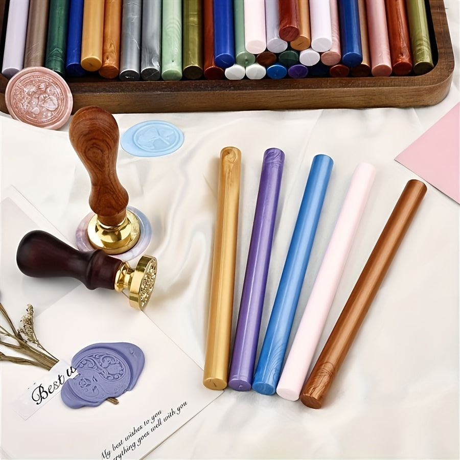 10pcs Bagged Cylindrical Fire Paint Wax Sticks