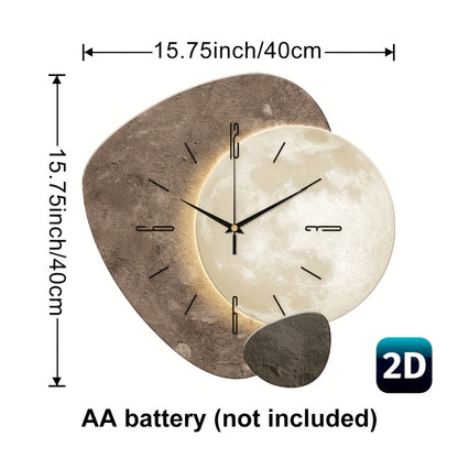 Modern Moon Phase Wall Clock
