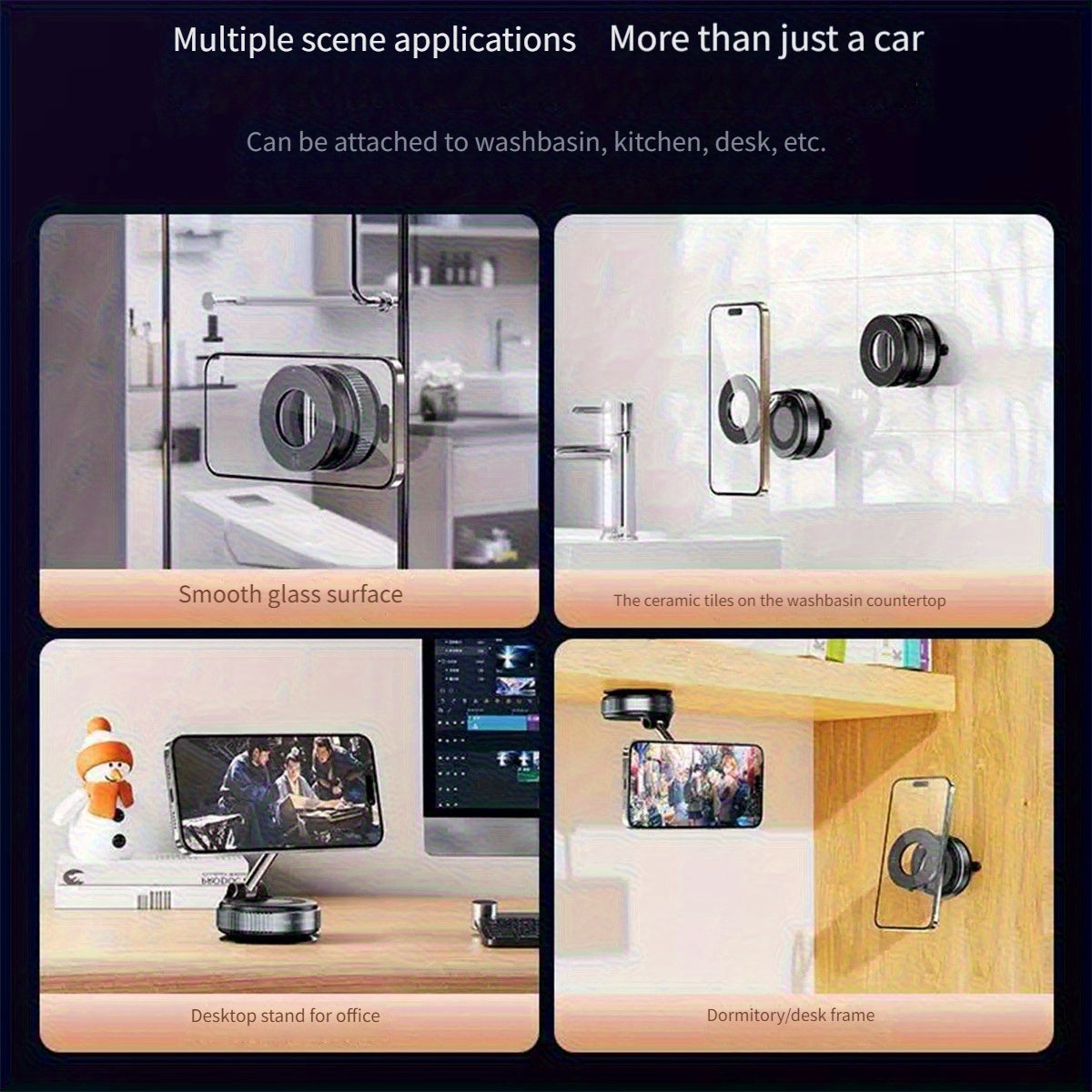 Zinc Alloy Magnetic Car Phone Holder