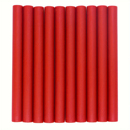 10pcs Bagged Cylindrical Fire Paint Wax Sticks