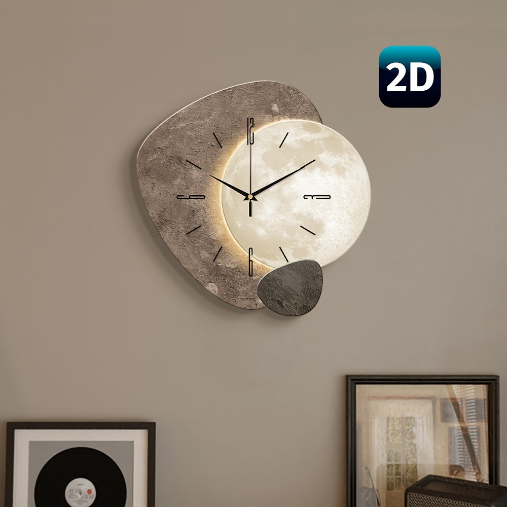 Modern Moon Phase Wall Clock