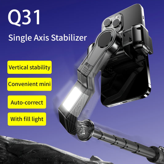 Q31 1-Axis Handheld Gimbal Stabilizer with Wireless Remote Control