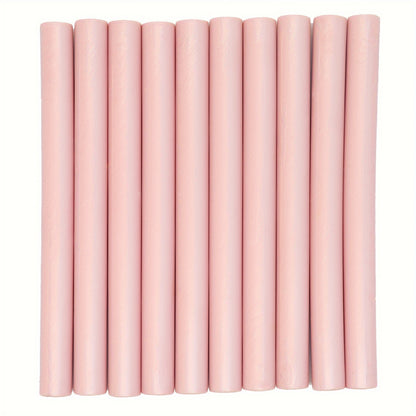 10pcs Bagged Cylindrical Fire Paint Wax Sticks