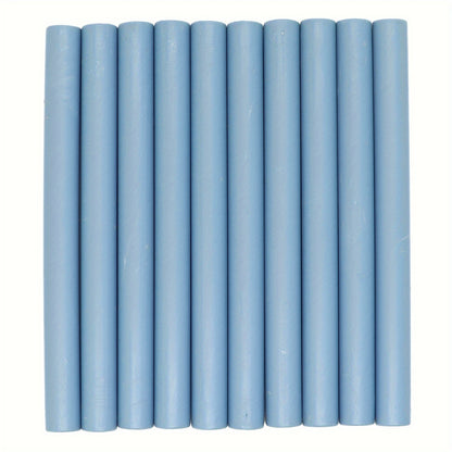 10pcs Bagged Cylindrical Fire Paint Wax Sticks