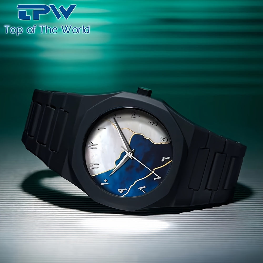 Black Arabic Dial, Durable Comfortable Strap for Casual & Formal Wear