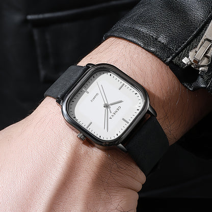 Men's Trendy Square Quartz Watch