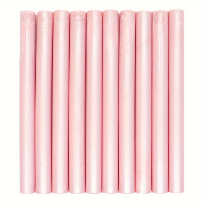 10pcs Bagged Cylindrical Fire Paint Wax Sticks