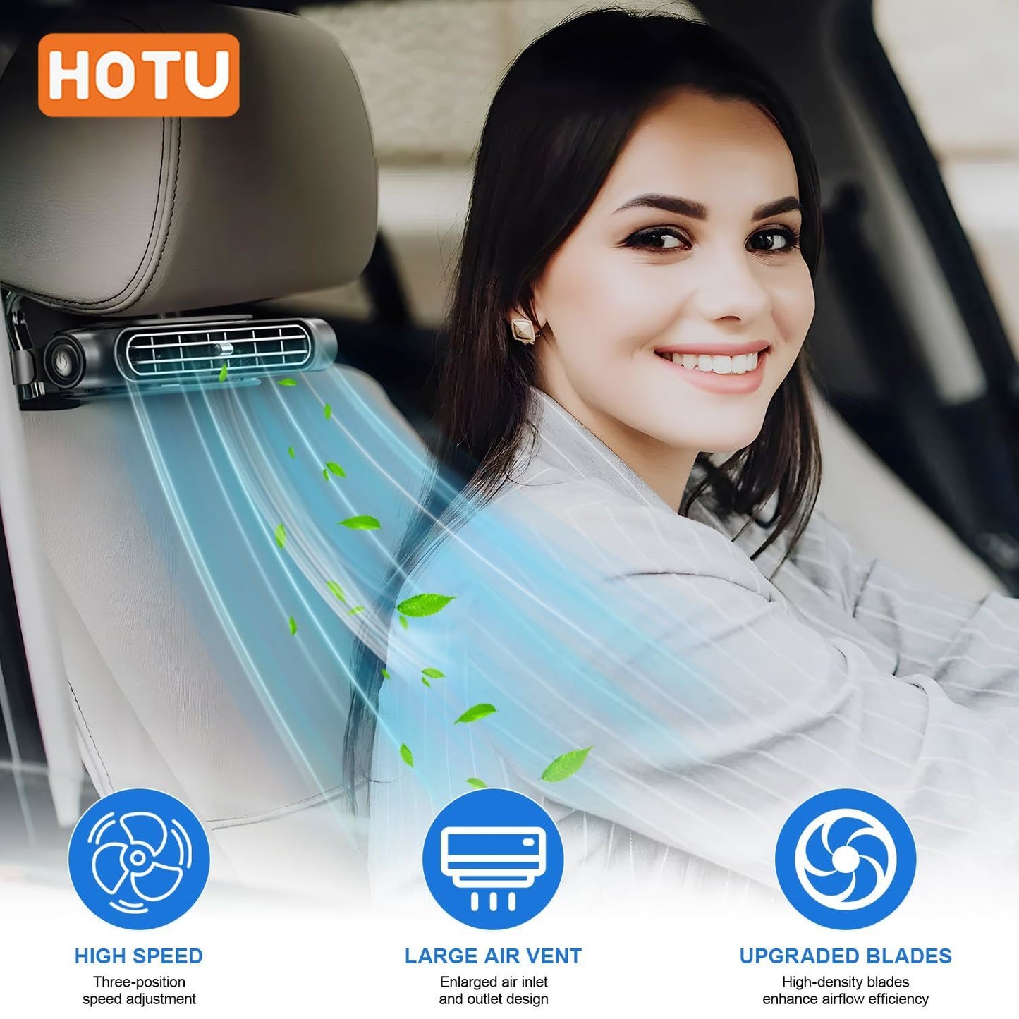 USB-Powered Car Cooling Fan