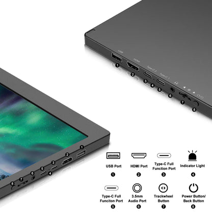Portable Monitor Laptop Triple Dual Extender Screen