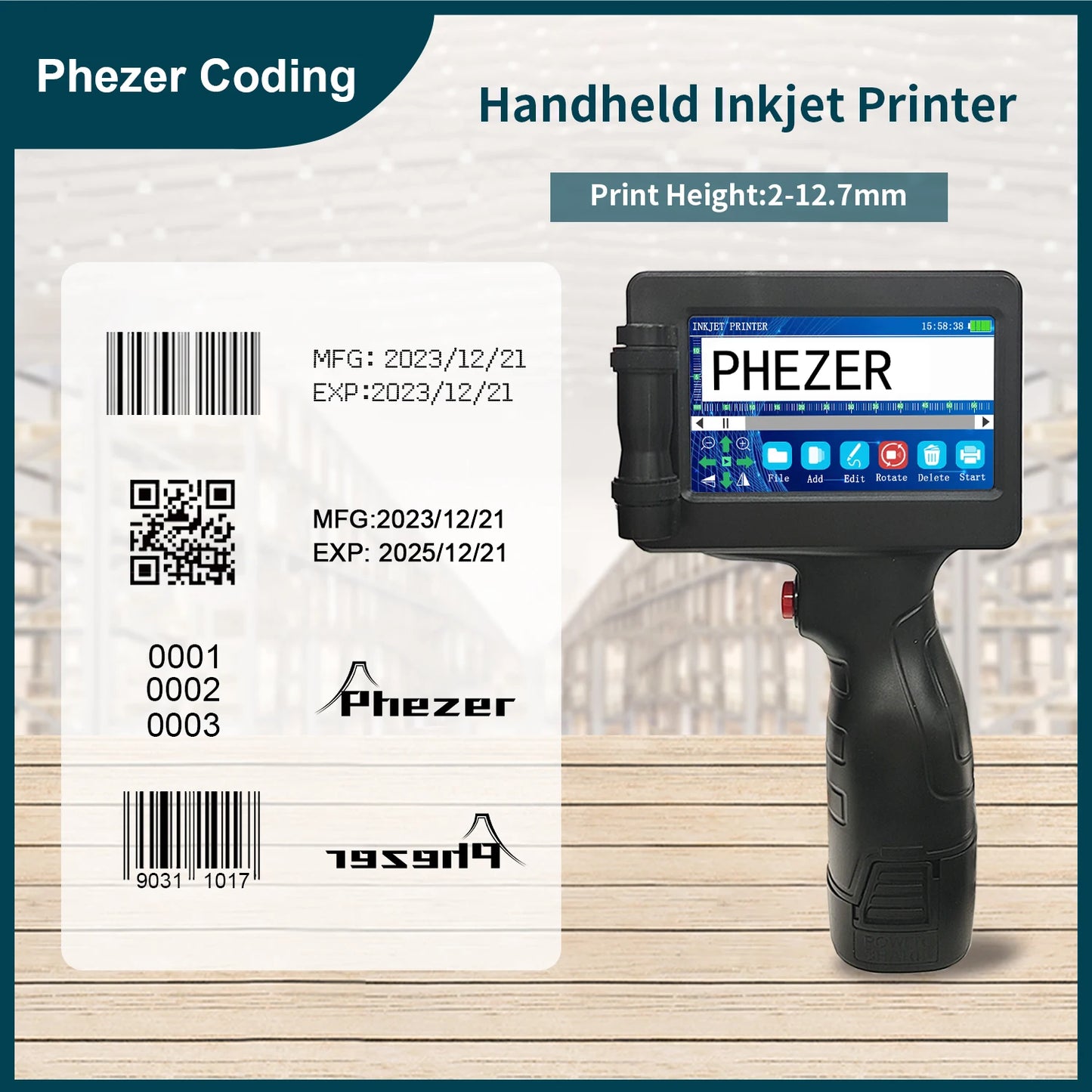 Handheld Inkjet Printer