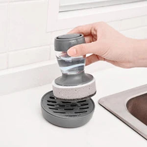 Dishwashing Brush with Soap Dispenser