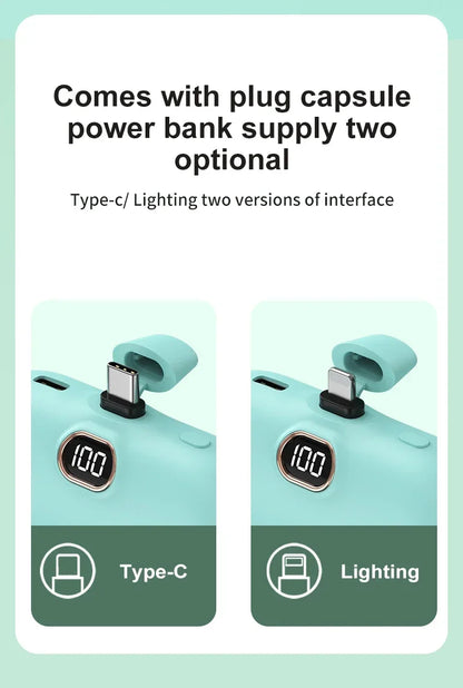 Portable Power Bank for iPhone and Android (5000 MAH)