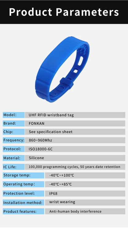 RFID Silicone Wristband Bracelet