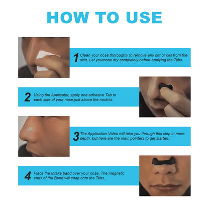Nasal Breathing Dilators Magnetic Nose Strips
