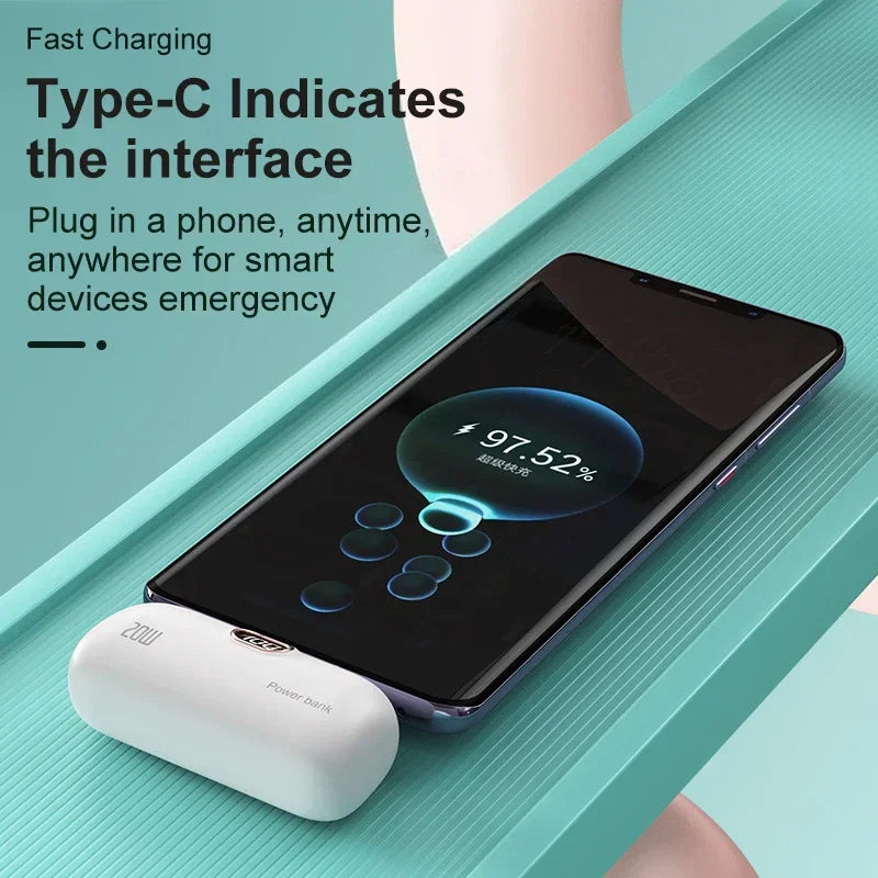 Portable Power Bank for iPhone and Android (5000 MAH)