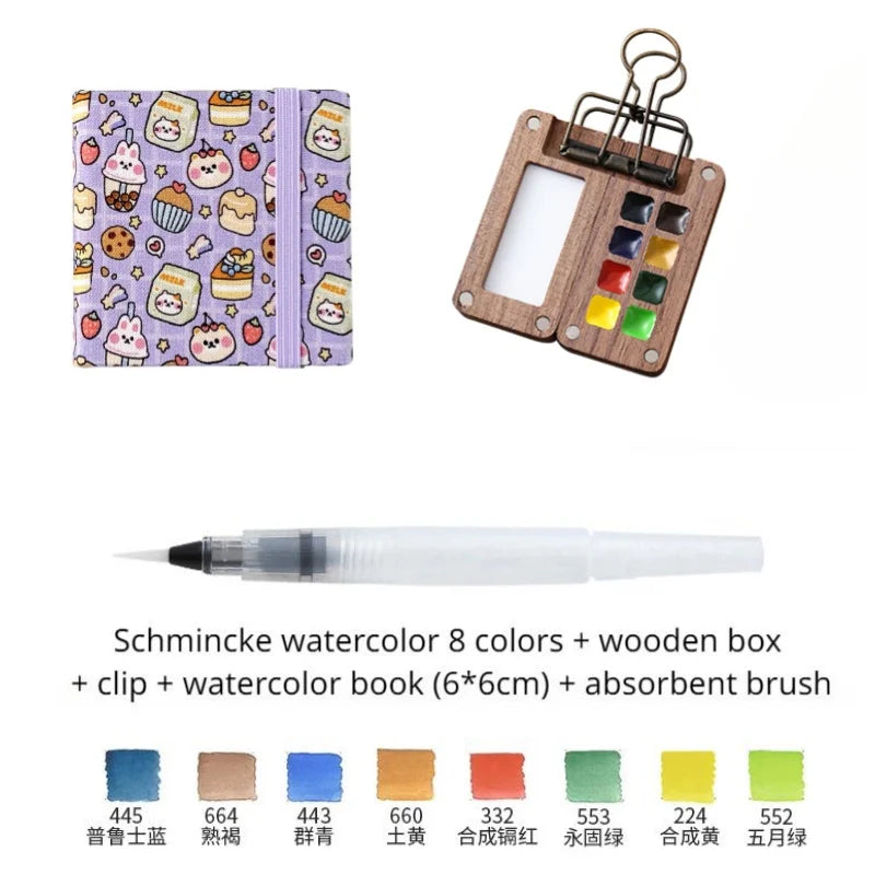 Portable Travel Watercolor Set
