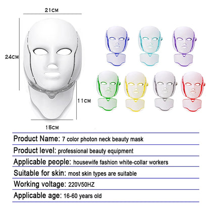 LED Face and Neck Mask