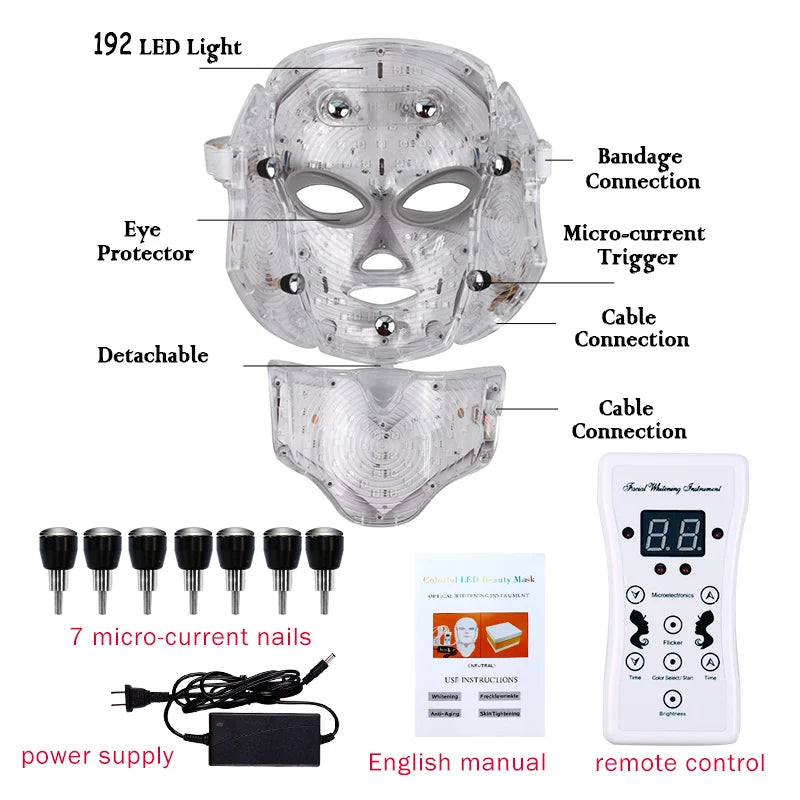 LED Face and Neck Mask