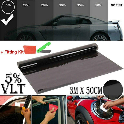 Window Tint Film Glass Sticker Sunshade Film for Car UV Protector