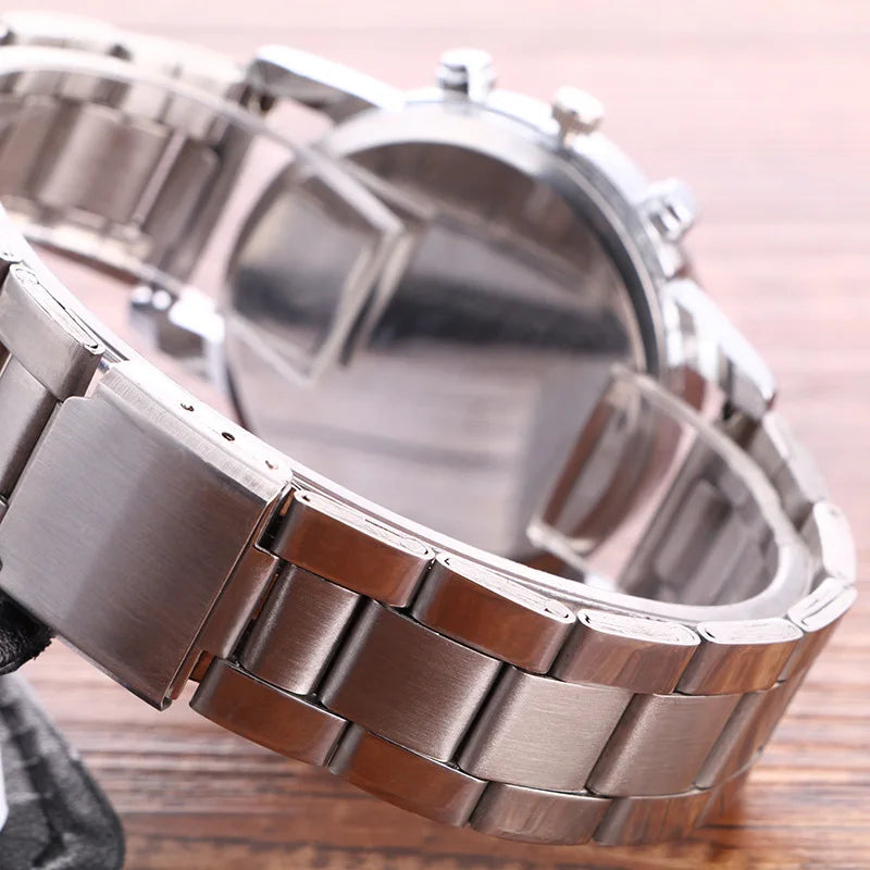 Simple Luxury Business Men's Watches Stainless Steel